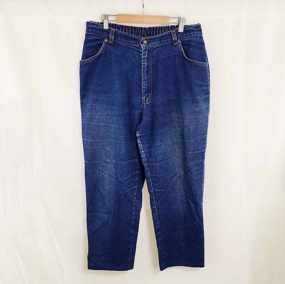 Vintage 70s Levis 573 tapered stretch jeans size 18 Average